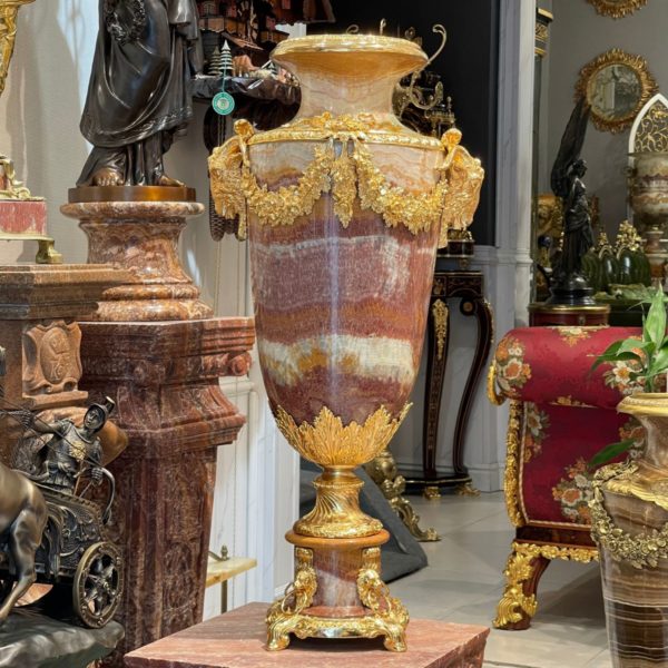 đôi bình đá cẩm thạch pháp