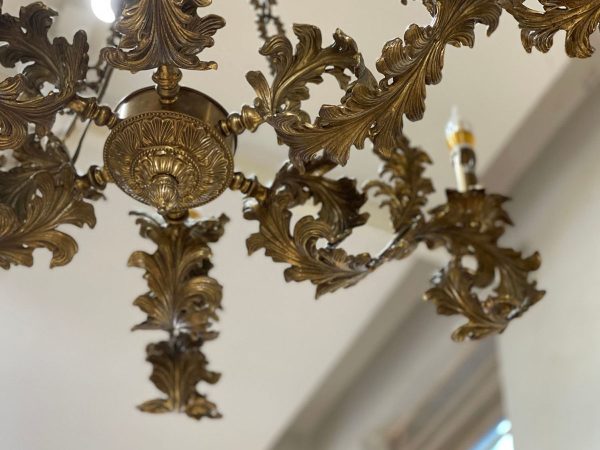 đèn trần đồng cổ châu âu