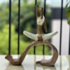tượng cô gái tập yoga 0147