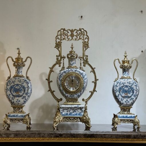 bộ đồng hồ sứ lam