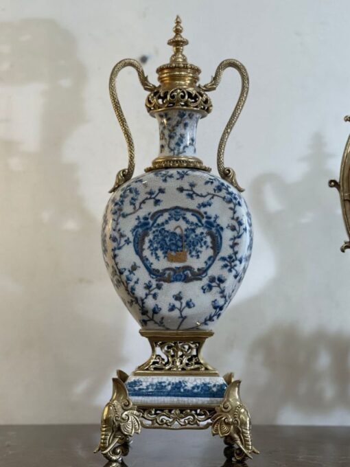 bộ đồng hồ sứ lam