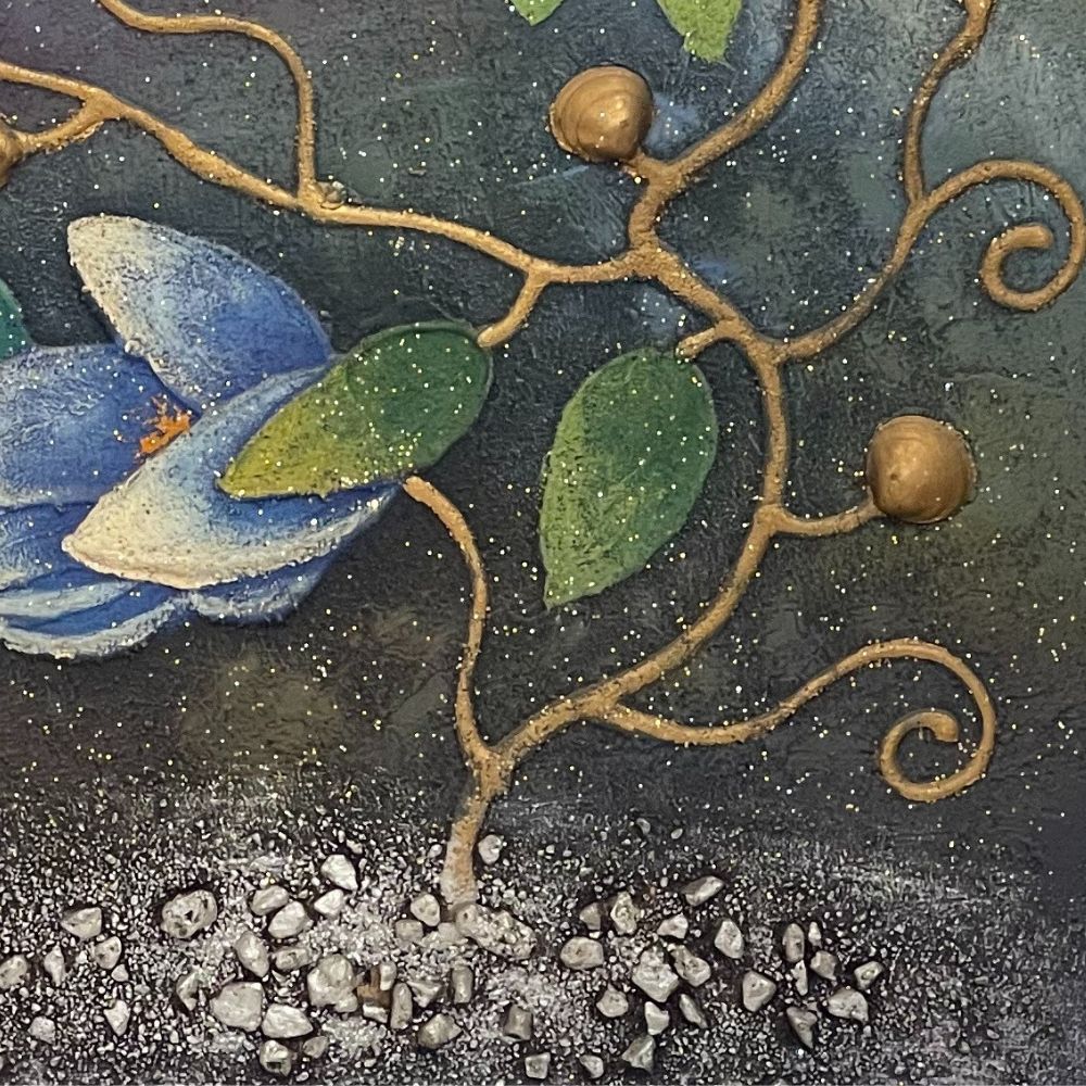 tranh-hoa-hong-xanh-2460-b tranh hoa hồng xanh