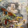 tranh vẽ phố cổ