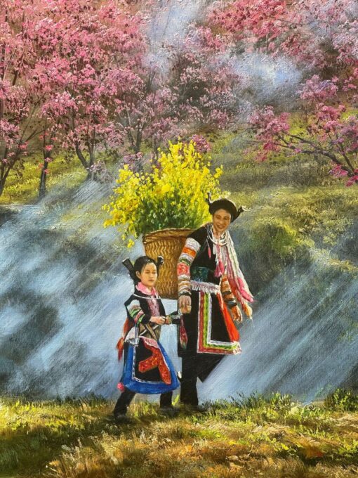 tranh vẽ vùng cao
