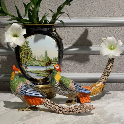 đôi chim trĩ sứ châu âu