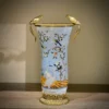 bình sứ và đôi chim