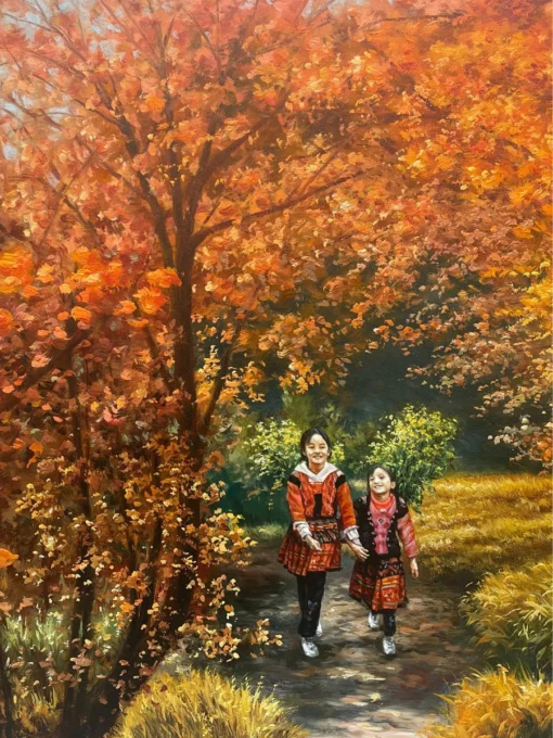 tranh hương rừng