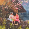 tranh truy bài sớm mai