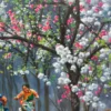tranh vui đùa sắc xuân