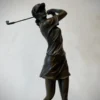 tượng đánh golf nữ