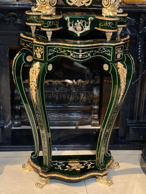 Đồng hồ boulle xanh
