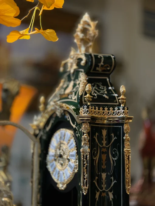 Đồng hồ boulle xanh