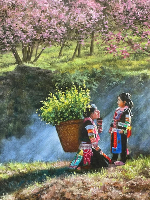 tranh vẽ thế giới của con là mẹ