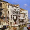 tranh thành phố vernice